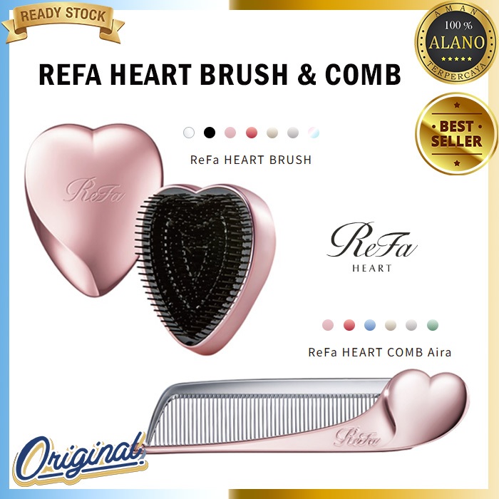 Jual READY STOCK ReFa Heart Brush Comb Aira Original Japan Sisir ...