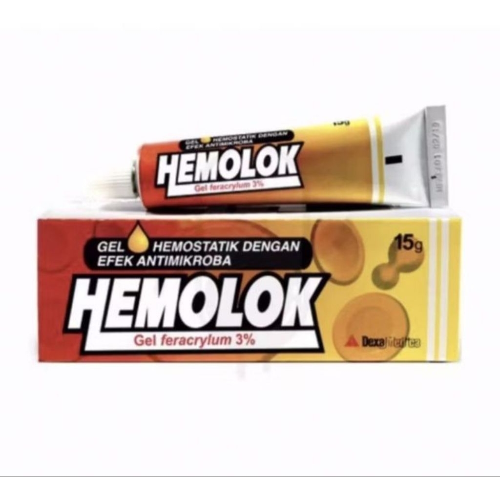 Jual Hemolok botol 100 ml | gel 15 gram ( antiseptik luka mencegah ...