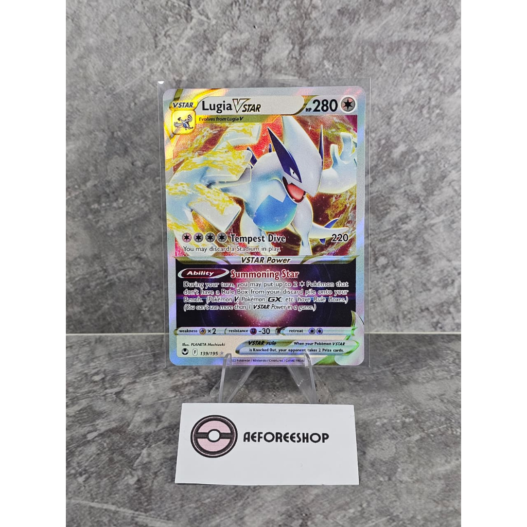 Jual Pokemon TCG English | Lugia VSTAR 139/195 - Silver Tempest | Shopee  Indonesia