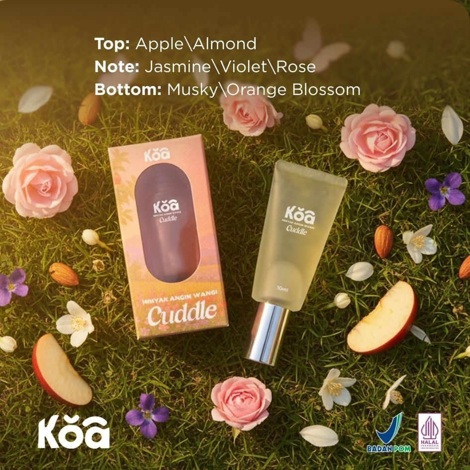 Koa Cuddle Series Minyak Angin Parfum Roll On 10ml | Aroma Ringan & Menenangkan - foto 3