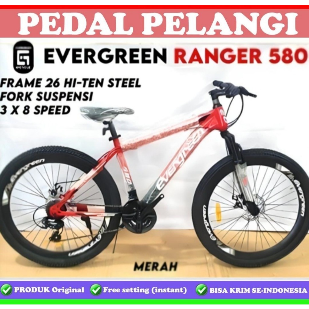 Jual Sepeda Evergreen Terlengkap & Harga Terbaru Juni 2026 | Shopee ...