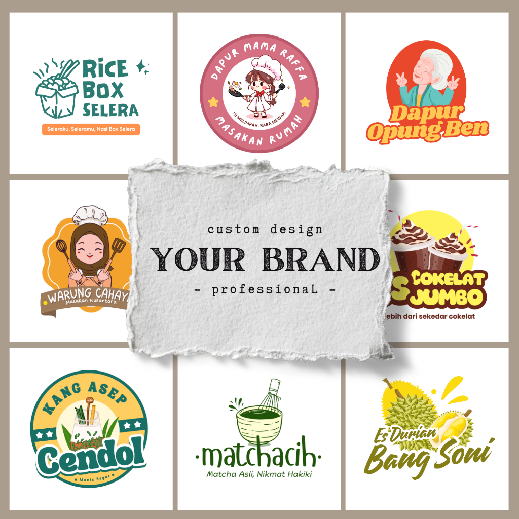 Jual JASA DESAIN LOGO OLSHOP & UMKM PROFESIONAL | SIMPLE DESIGN | USAHA ...