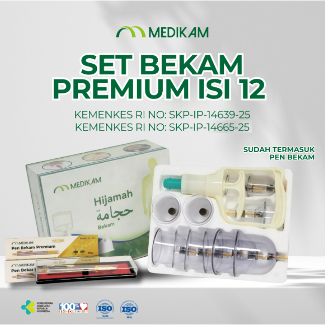 Medikam Hijamah Bekam Set Alat Kop Cupping - - foto 2