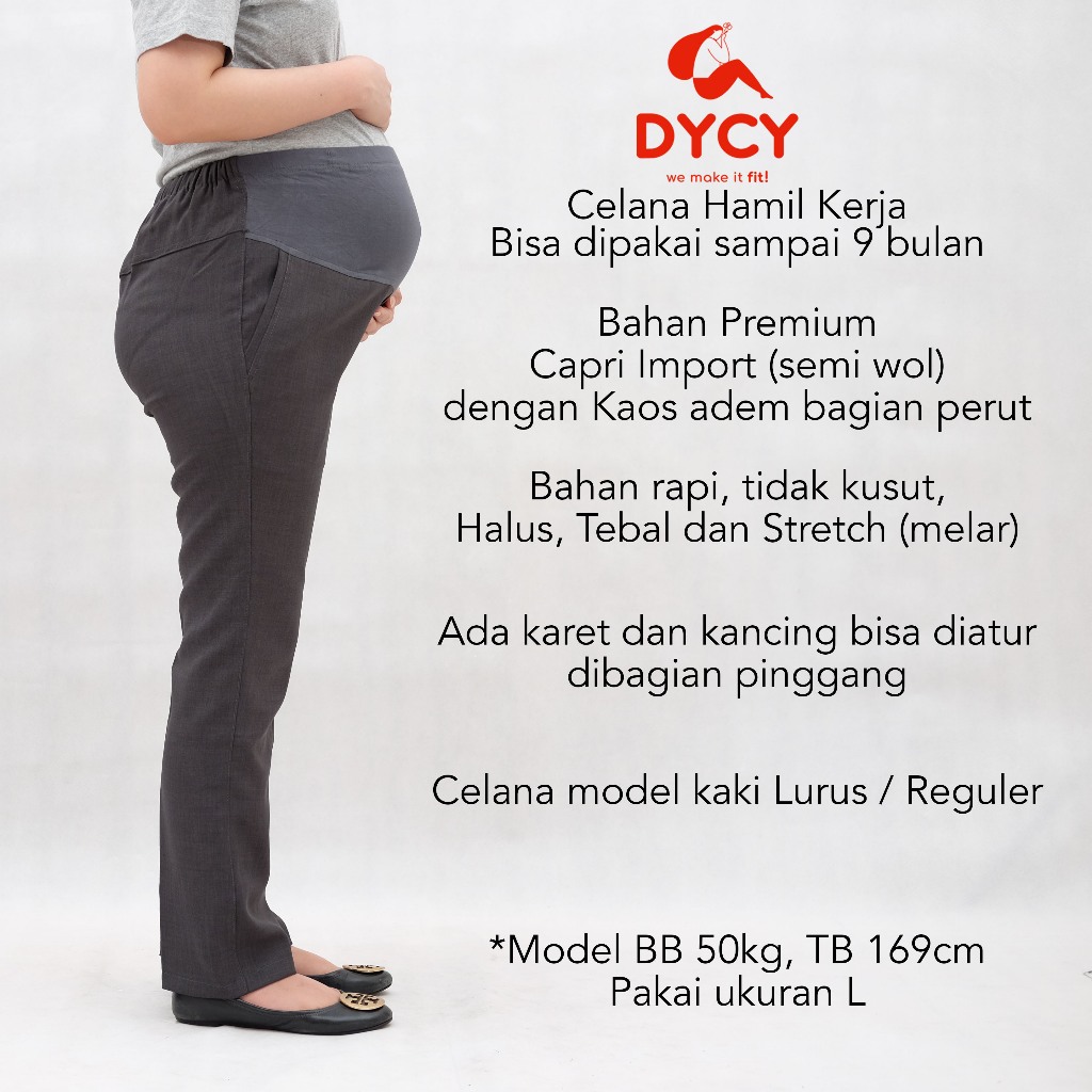 Celana Hamil Kerja Kantor DYCY Premium Jumbo