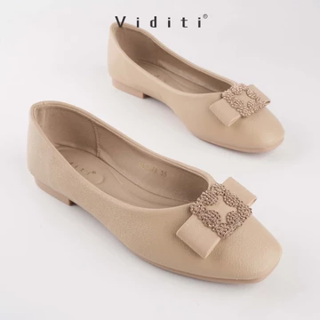 Viditi Arlena Flat Shoes Sepatu Import Wanita Kerja Kuliah Kantor Lepes