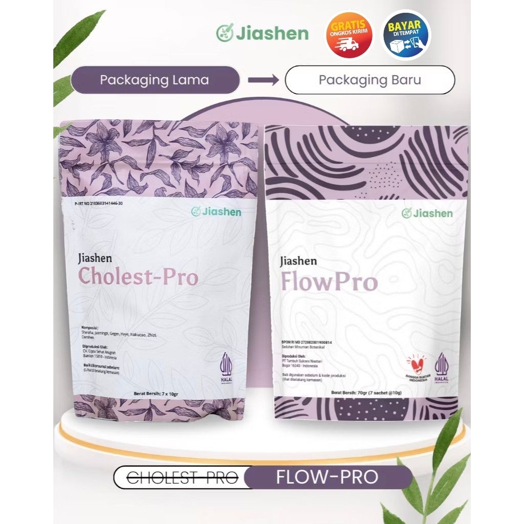 Herbal Cina Jiashen Cholestpro Untuk Menurunkan Kolesterol Original 100%