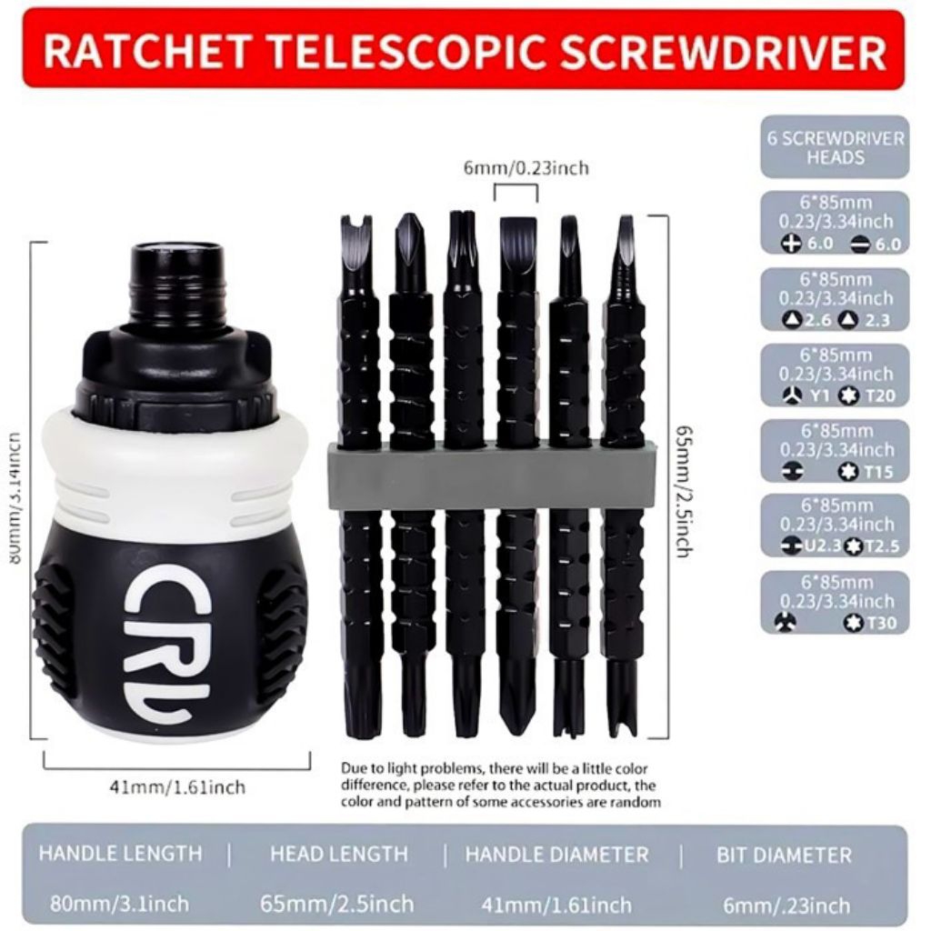 Jual obeng ratchet mini 13 in 1 atau obeng cebol multifungsi untuk alat ...