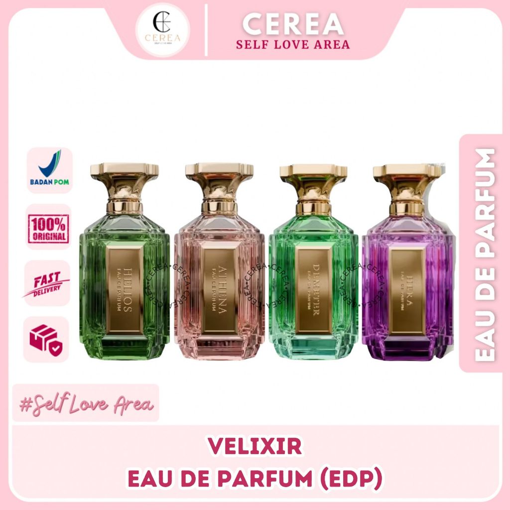 Jual VELIXIR EAU DE PARFUM EDP 100ML PERFUME HELIOS DEMETER ATHENA HERA ...