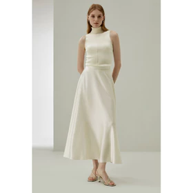 ROUIE Zatta Skirt Satin Skirt Maxi Rok Satin Silk High Quality Rok Satin Duyung Size Lengkap S