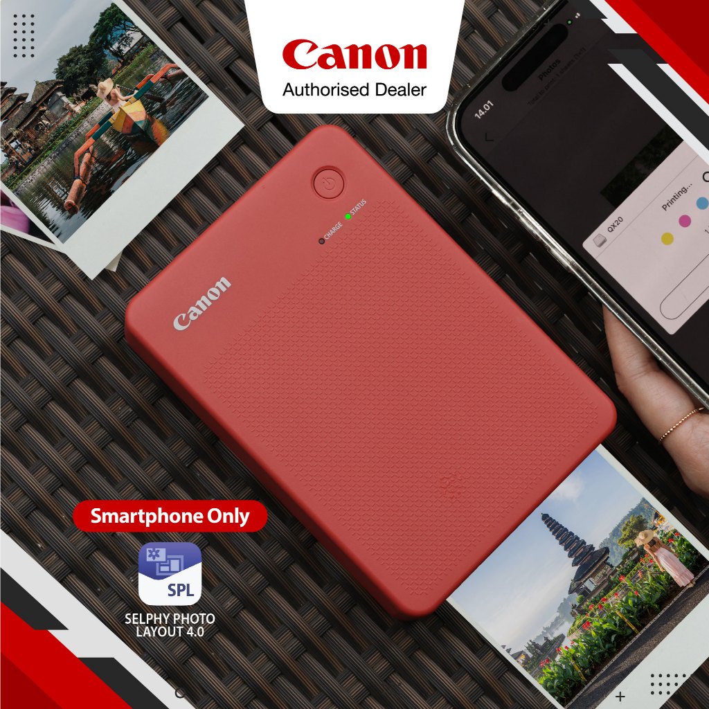 Canon SELPHY QX20 Sand White (5)