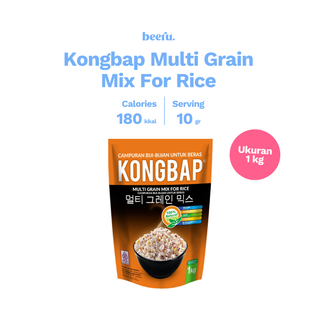 Jual Kongbap Multi Grain Mix For Rice Pouch 1 Kg | Shopee Indonesia