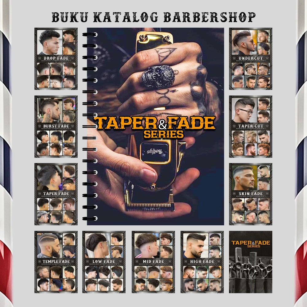 Jual Buku Katalog Model Potong Rambut Pria Majalah Pangkas Rambut Buku ...
