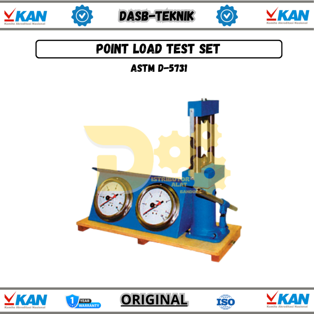 Jual Point Load Test Set 10 Ton - Alat Uji Tekan Batuan Portable ...