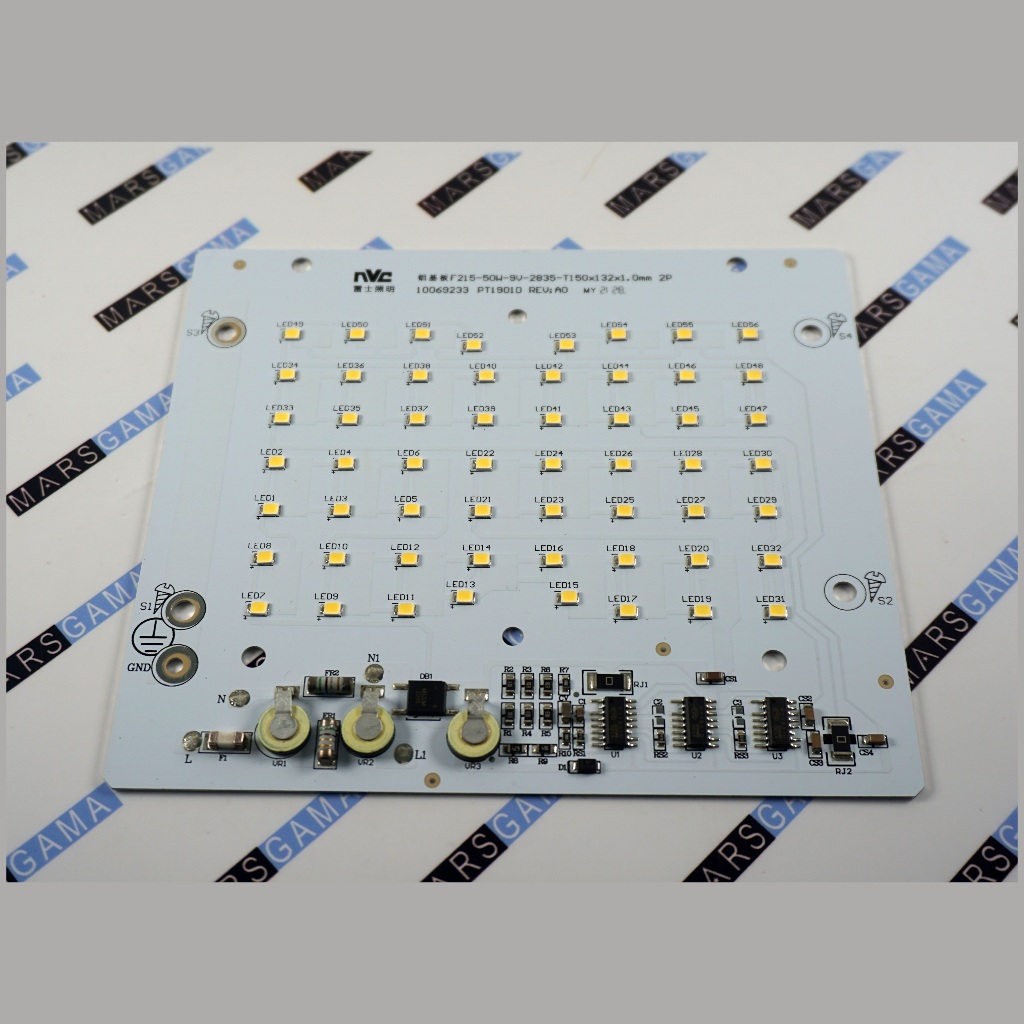 Jual Papan LED SMD 2835 220V 50W Aluminium Tebal PJU Tanpa Driver ...