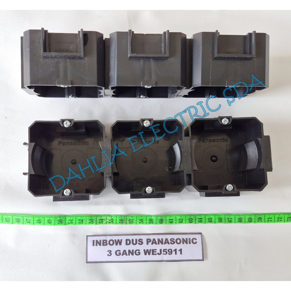 Jual INBOW DUS PANASONIC 3 GANG COCOK UNTUK SAKLAR DAN STOP KONTAK 3 ...