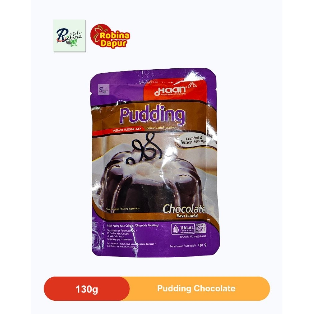 Jual Haan Pudding Cokelat Pouch 130 gr | Shopee Indonesia