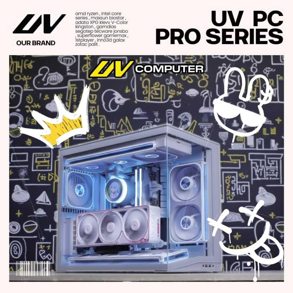 Jual UV PC PRO NVIDIA GEFORCE RTX 5050 8GB 3060 12GB / AMD RYZEN 5 ...