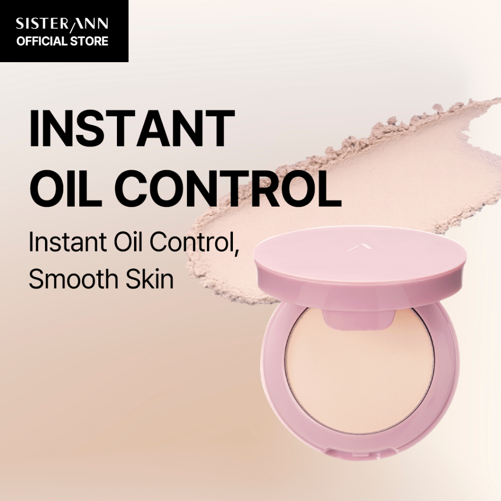 Jual [SISTER ANN] Sebum Control Pact – Oil Control Powder, Matte Finish ...