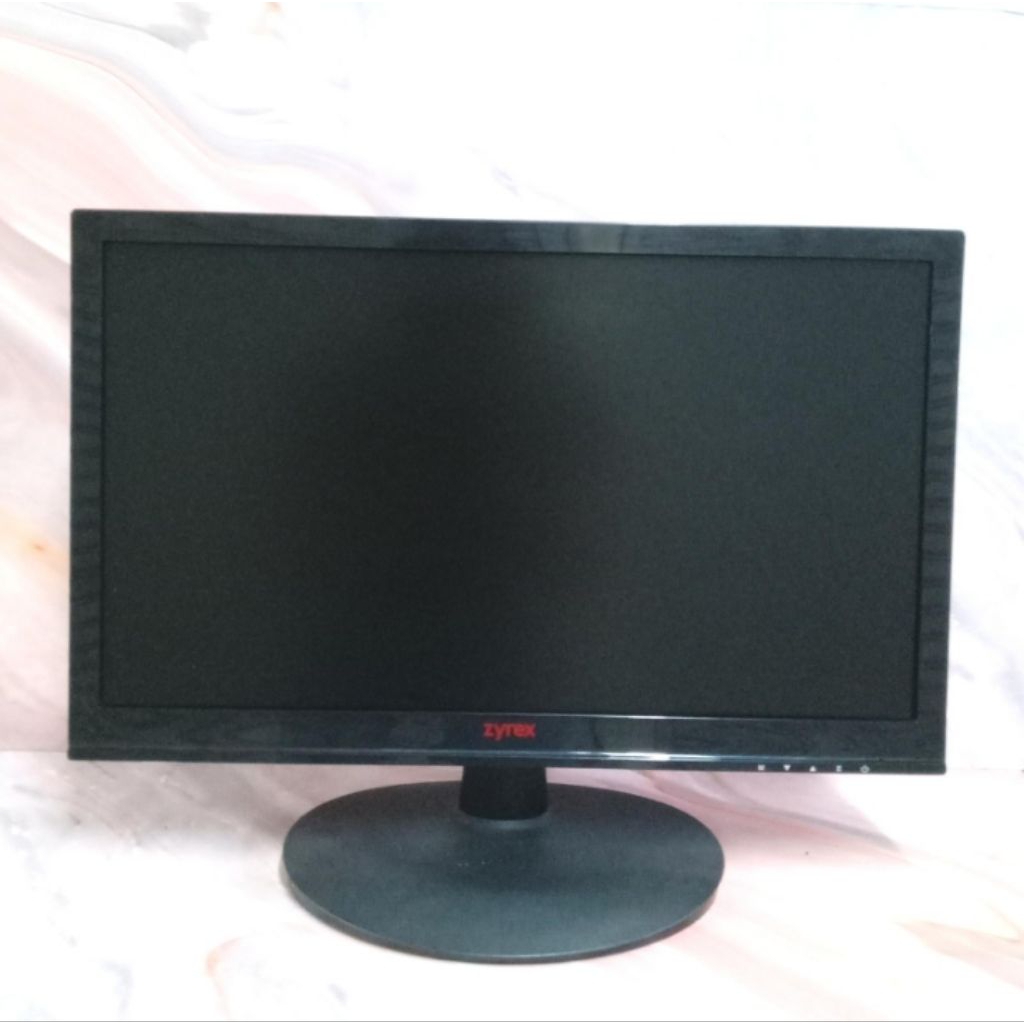 Jual Monitor Zyrex 19 inch Wide Screen | Shopee Indonesia
