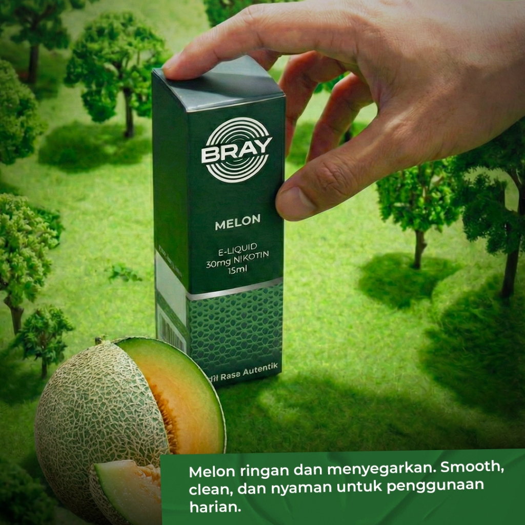 Jual BRAY Liquid Saltnic 15ml Melon – Rasa Fresh Ringan & Smooth ...