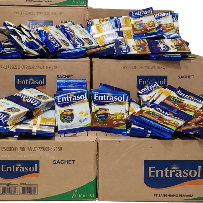 Jual Entrasol Pro-Fit Sachet Karton Isi 12 Renceng|| Coklat || Vanila ...