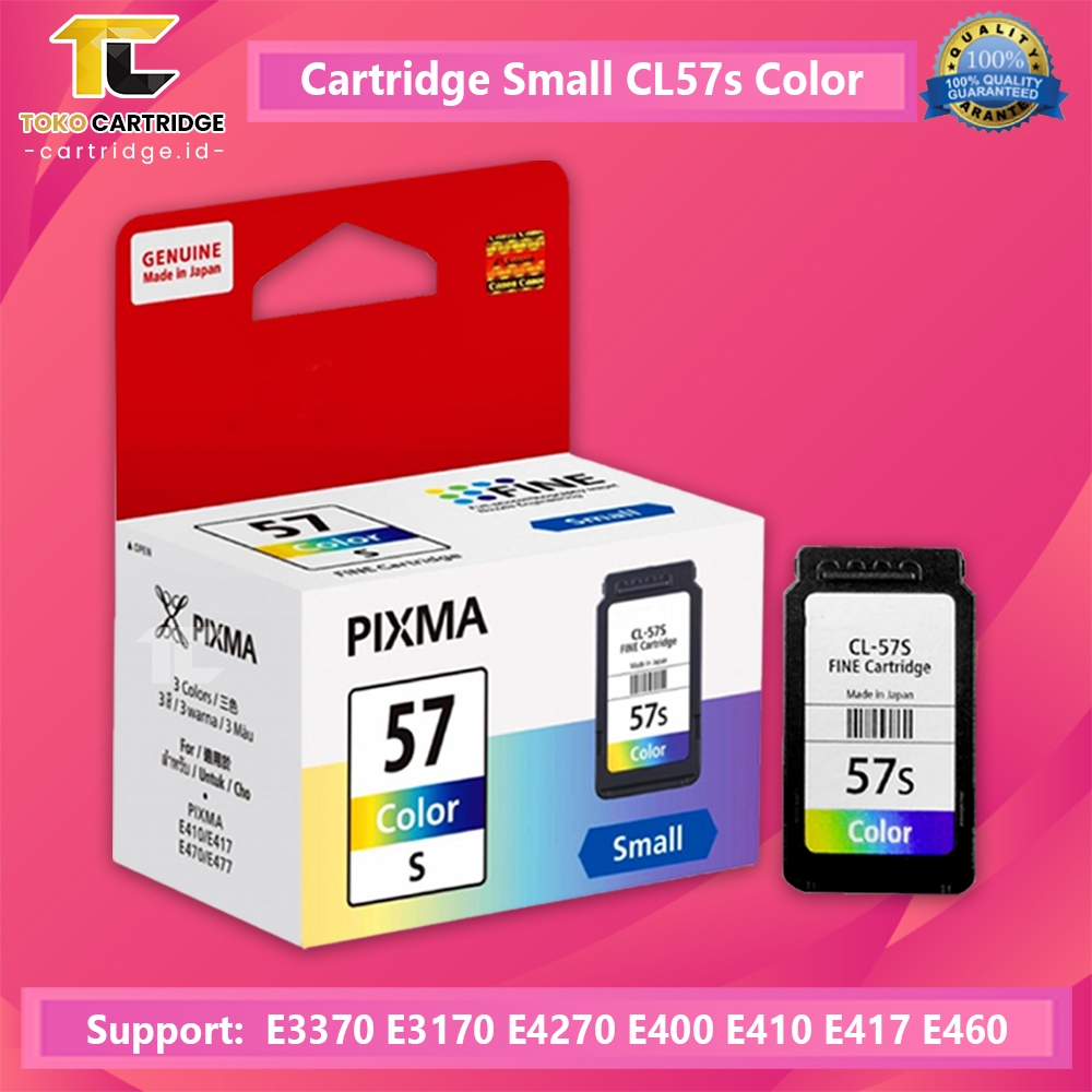 Jual Cartridge Tinta Canon PG47 PG-47 Black CL57 CL-57 Color ORIGINAL ...