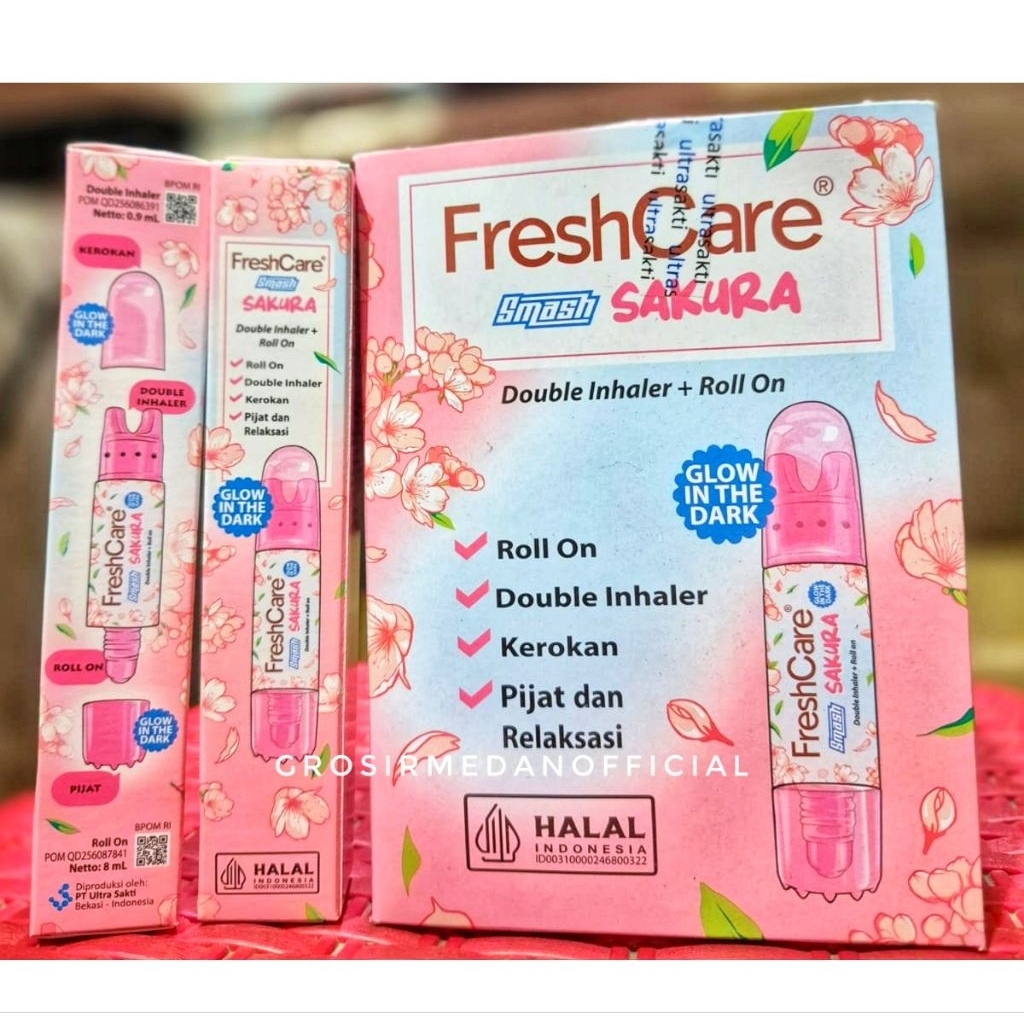 Jual SAKURA FRESHCARE SMASH BARU! FRESHCARE SAKURA VAPOBALM - FRESHCARE ...
