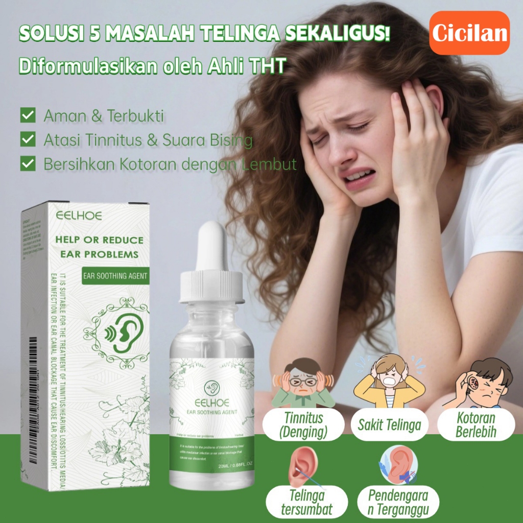 Jual Obat Tetes Telinga EELHOE 20ml | Ampuh Atasi Telinga Berdengung ...
