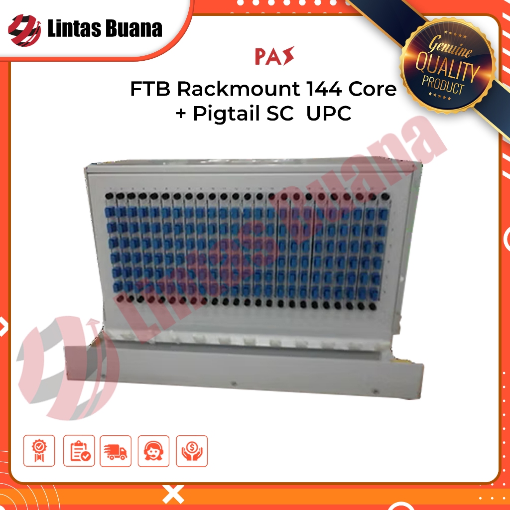 Jual FTB Rack mount SC 144 Core Lengkap Pigtail Merk PAZ | Shopee Indonesia