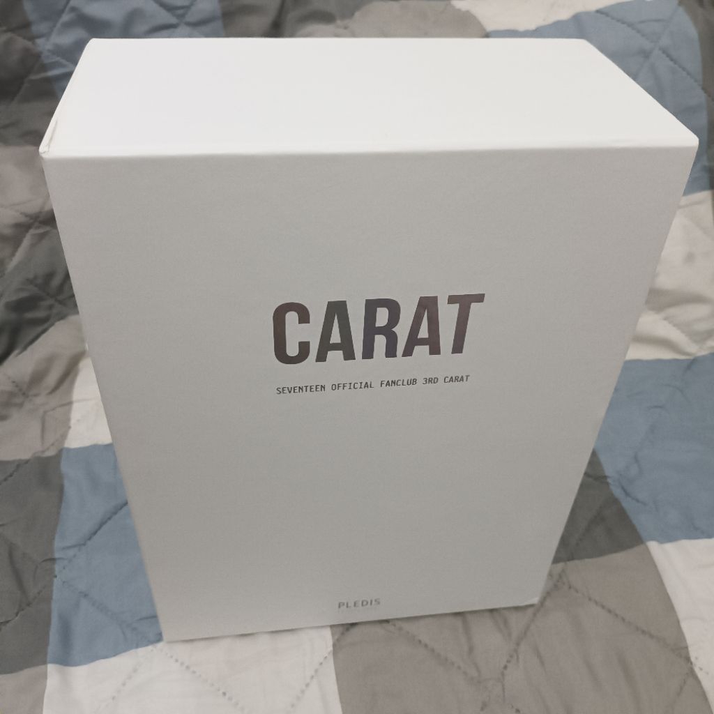 Jual SEVENTEEN OFFICIAL FANCLUB 3RD CARAT BOX ONLY CARGEN | Shopee ...