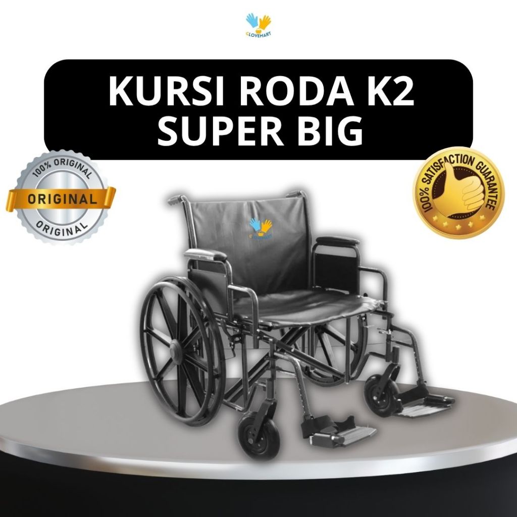 Jual Kursi Roda Super Big / Kursi Roda K2 / Kursi Roda Premium | Shopee ...