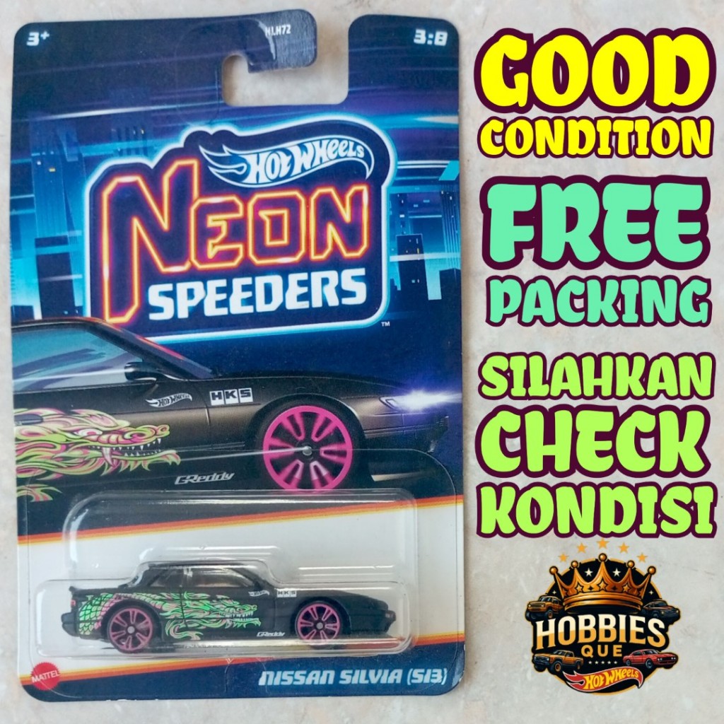 Jual Hot Wheels Neon Speeders Series (2025 Mix 1) Nissan