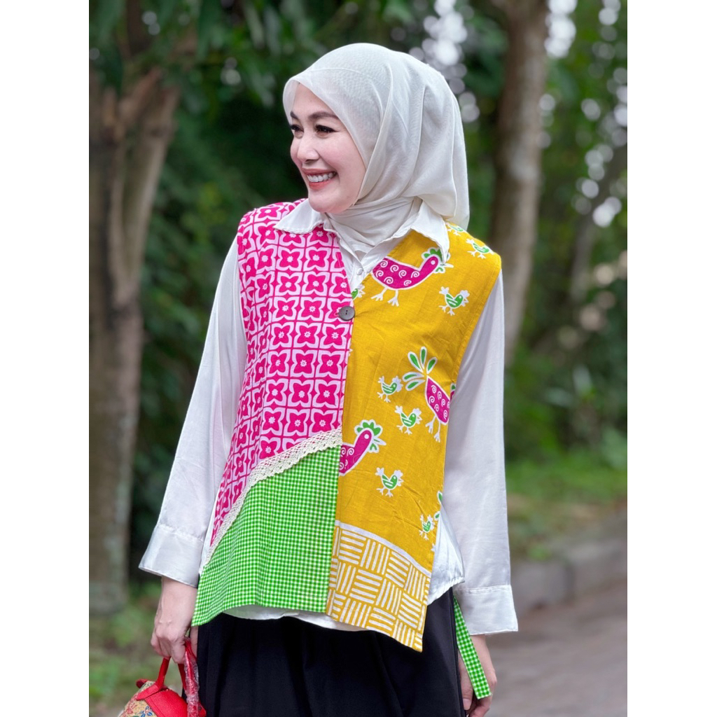Jual DENIK BATIK/VEST BATIK/ROMPI | Shopee Indonesia