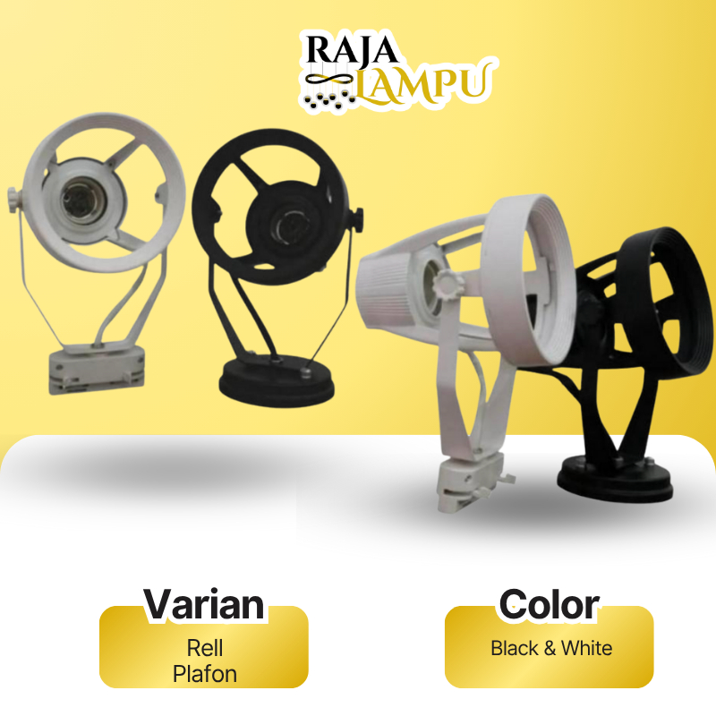 Jual Kap Lampu Spotlight Rell Plafon/KAP LAMPU TRACK Rell Plafon ...