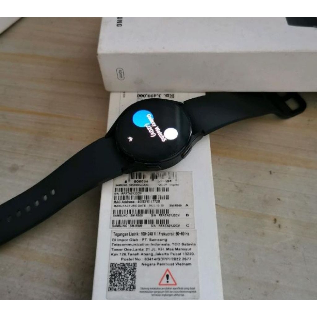 Jual Samsung Watch 5 40mm SM-R900 Graphite Bekas - Garansi Resmi ...