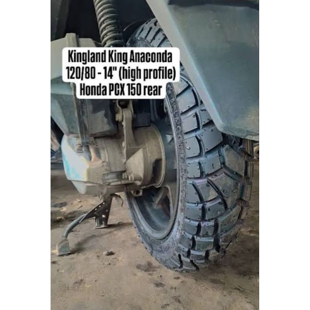 Jual BAN KINGLAND TYPE KING ANACONDA UKURAN 120/80-14 TUBELESS (SEMI ...