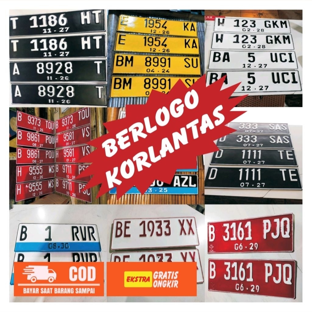 Jual Plat mobil ukuran standar | Shopee Indonesia
