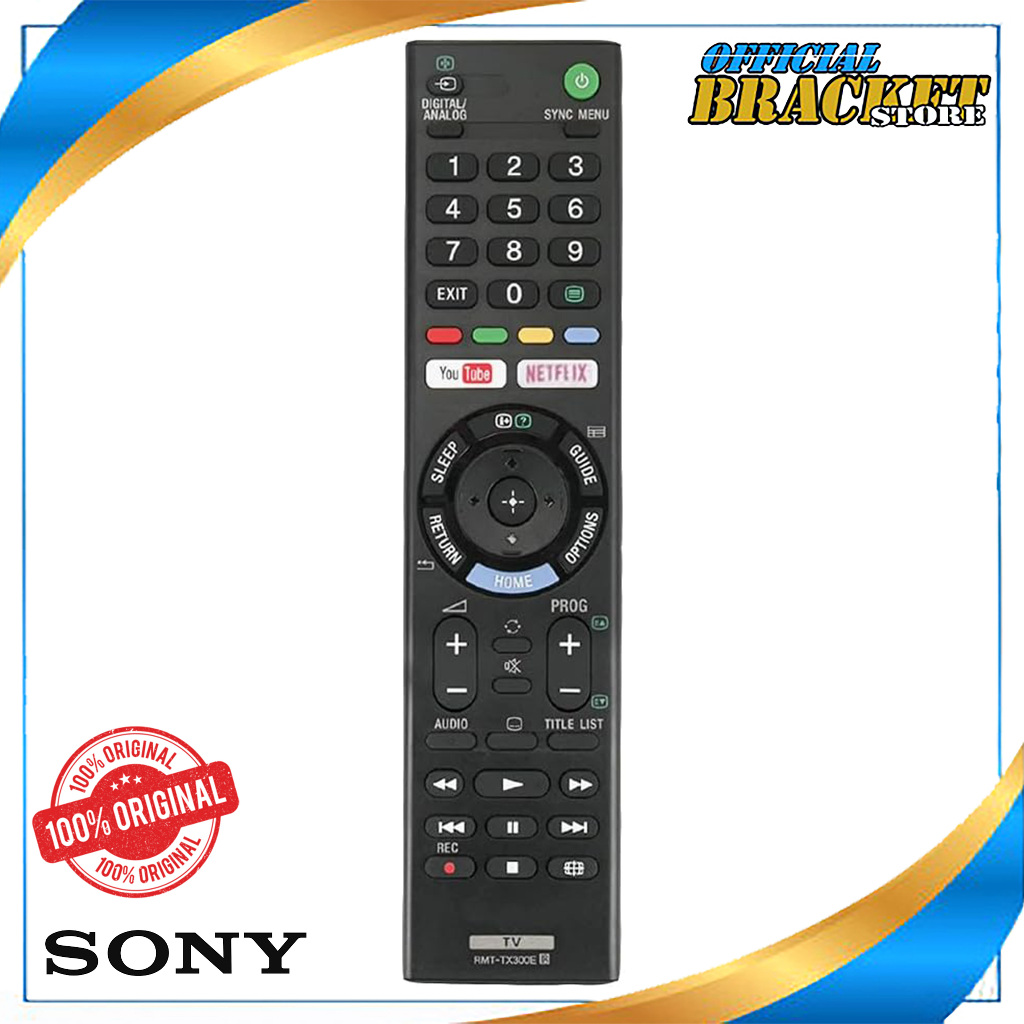 Jual Remote Sony Smart TV Remot TV LED LCD Untuk Semua Type Sony Smart ...