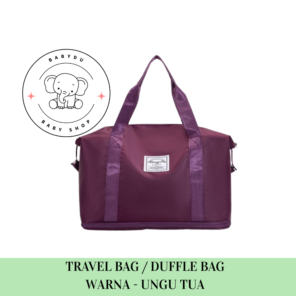 Jual TRAVEL BAG DUFFEL TAS DUFFLE BAG TAS TRAVEL BESAR ANTI