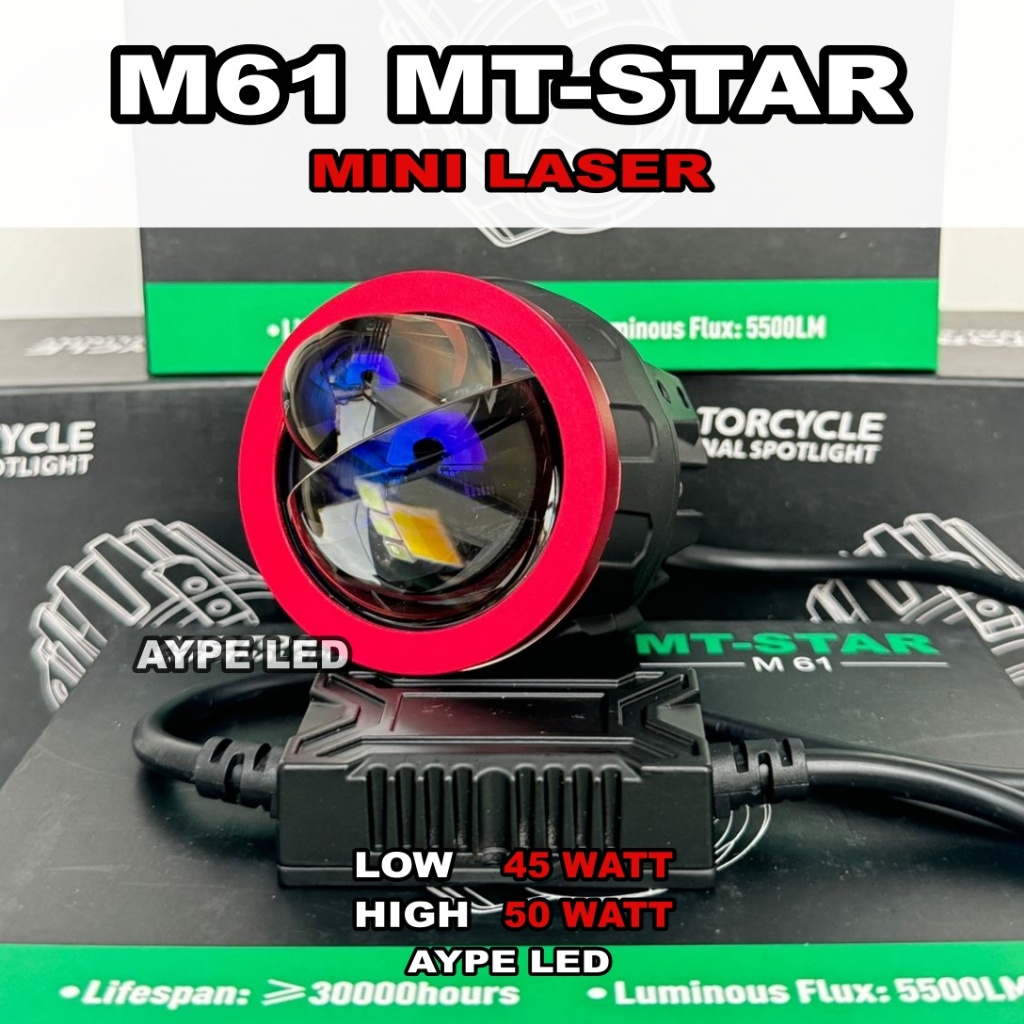 Jual Lampu Tembak Biled M61 2,5 inch Lensa Jenong Bluelens Driver ...