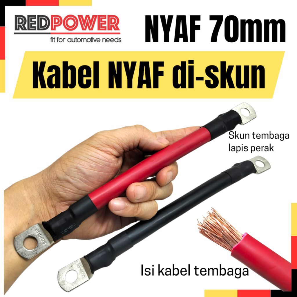 Jual Redpower NYAF 70mm kabel paralel seri jumper PLTS power di skun ...
