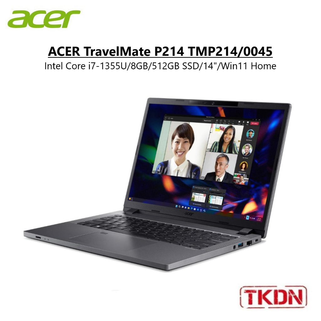 Jual ACER Travelmate P214 TMP214/0045 - i7-1355U/8GB/512GB SSD/14 Inch ...