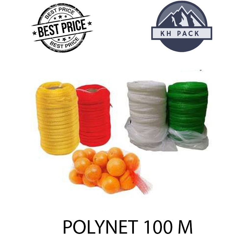 Jual Jaring Buah / Polynet Roll Kecil Best Fresh SEMUA WARNA (100m ...