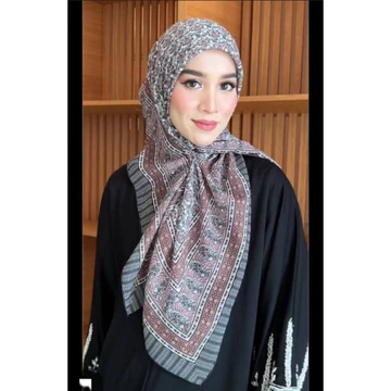 Sale! Part 1 Hijab Voal Segiempat Motif Malay SHAWLPUBLICA