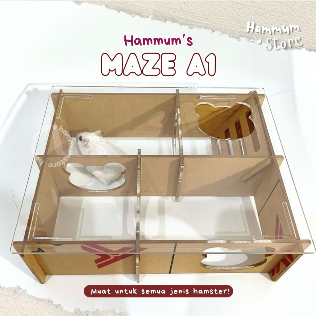 Jual Maze Hamster Akrilik A1 | Syrian Acrylic Maze | Dwarf Acrylic Maze ...