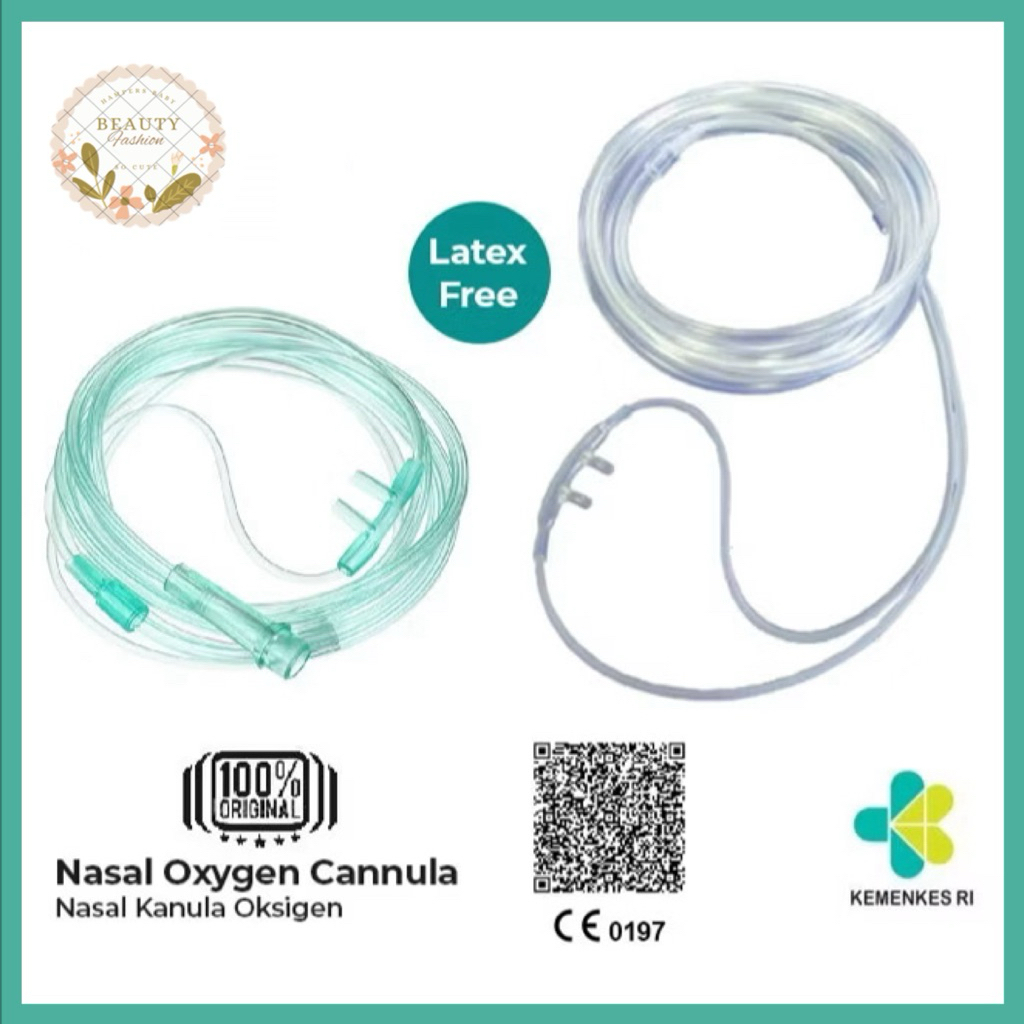 Jual Oxyflow Nasal Oxygen Cannula Adult / Anak Selang Kanul Oksigen O2 ...