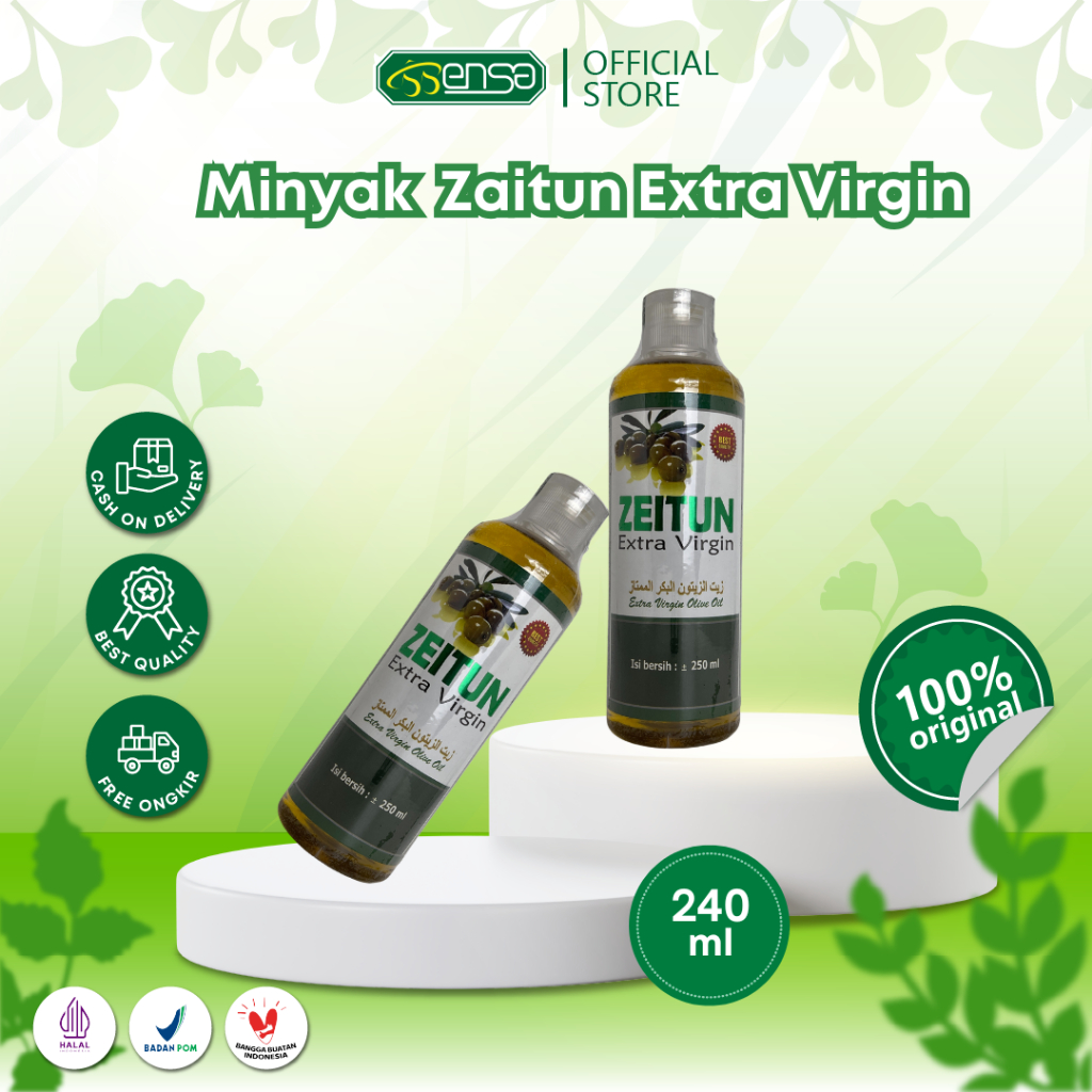 Jual Zeitun Minyak Zaitun Extra Virgin 240ml Asli | Shopee Indonesia