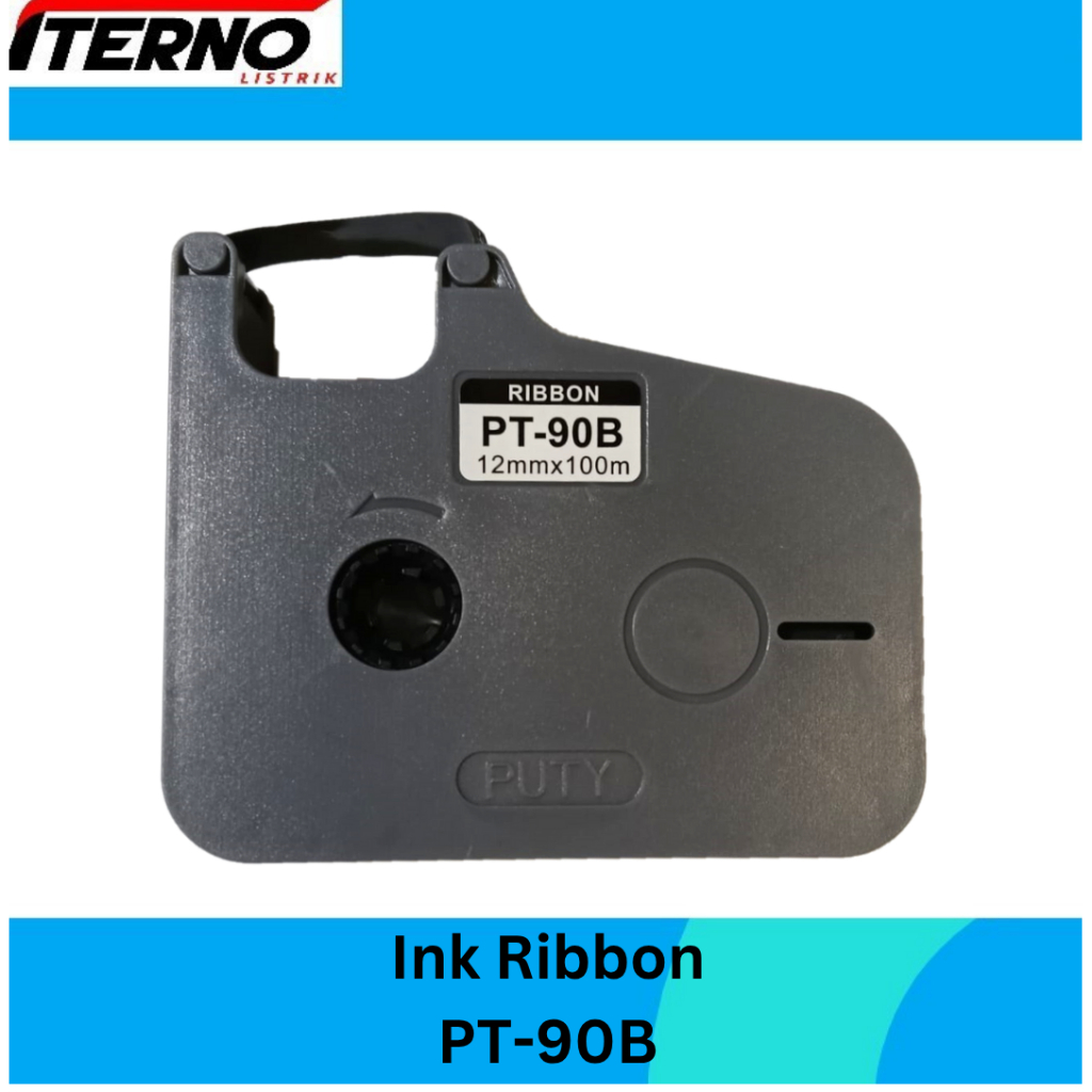 Jual Puty Ink Ribbon Tinta Pita PT-90B untuk P990 12x100m Black ...