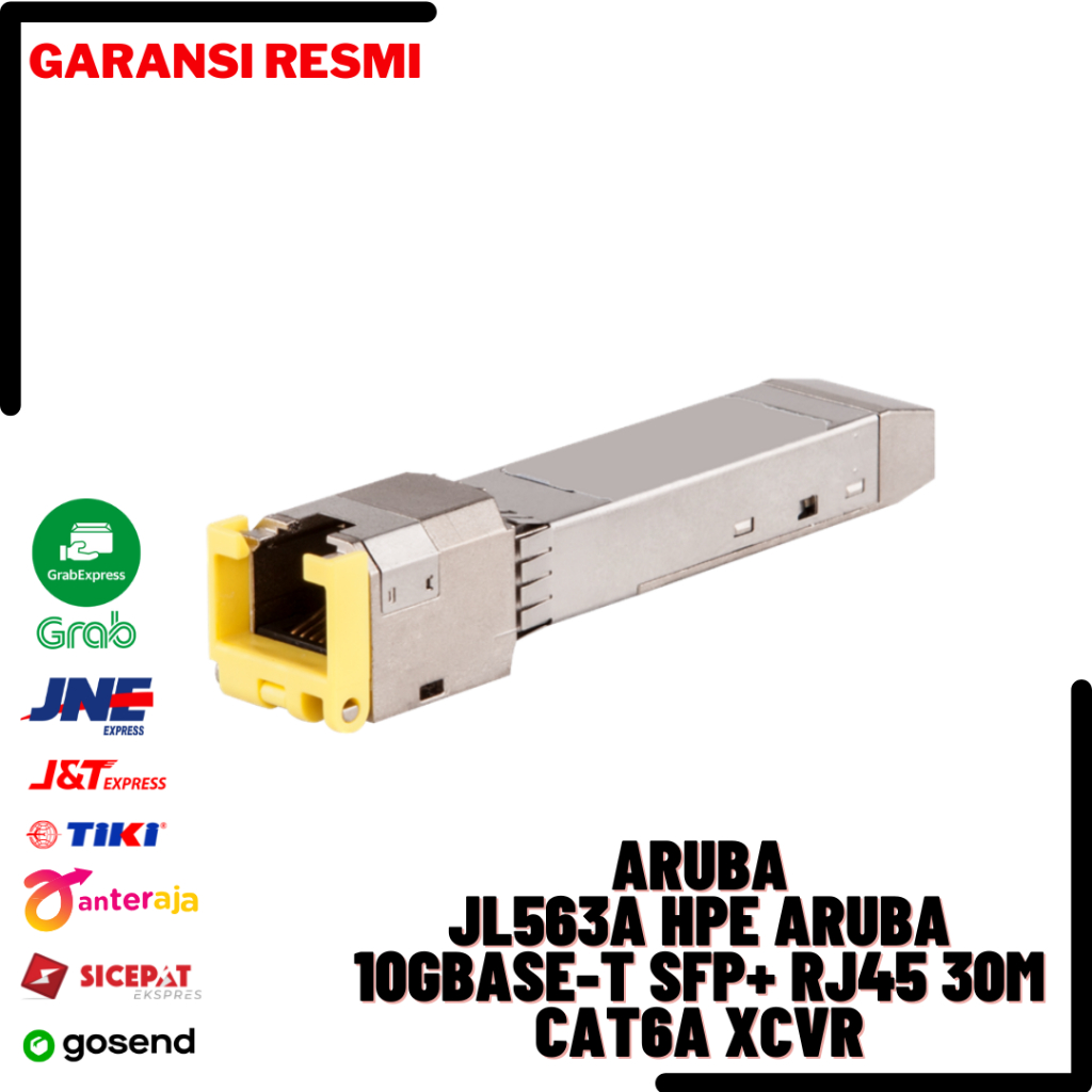 Jual JL563A HPE Aruba 10GBASE-T SFP+ RJ45 30M CAT6A XCVR | Shopee Indonesia