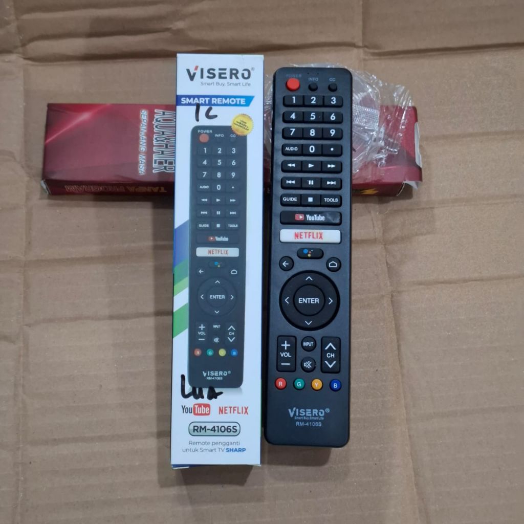 Jual Remot Smart TV Sharp remote televisi smart tv Sharp By Visero ...